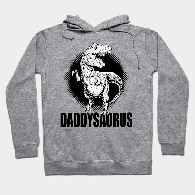 Daddysaurus Rex 2 Hoodie by beardline